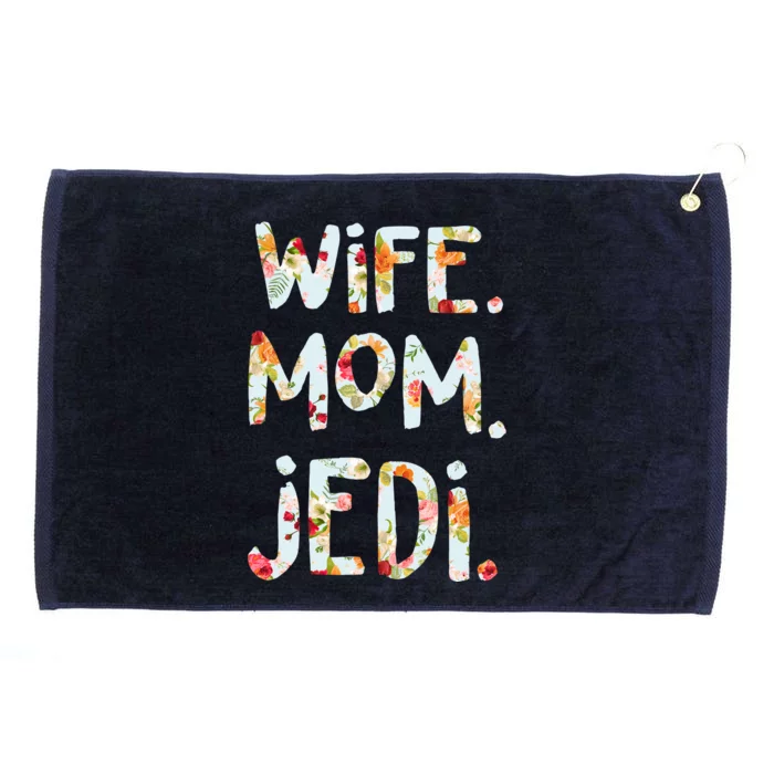 Mothers Day Flower Floral Wife Mom Jedi Grommeted Golf Towel