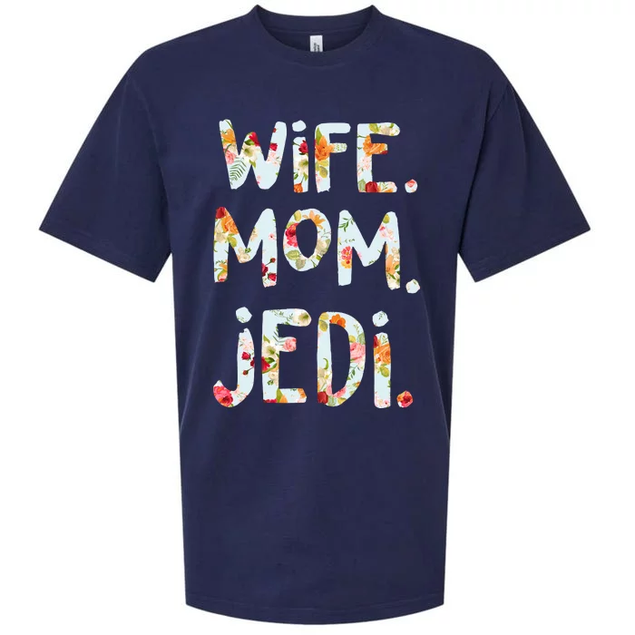 Mothers Day Flower Floral Wife Mom Jedi Sueded Cloud Jersey T-Shirt