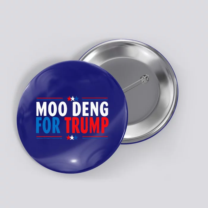 Moo Deng For Donald Trump Cute Hippopotamus 2024 Button