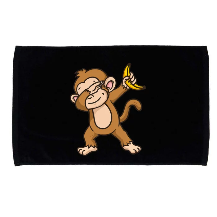 Monkey Dabbing Funny Microfiber Hand Towel