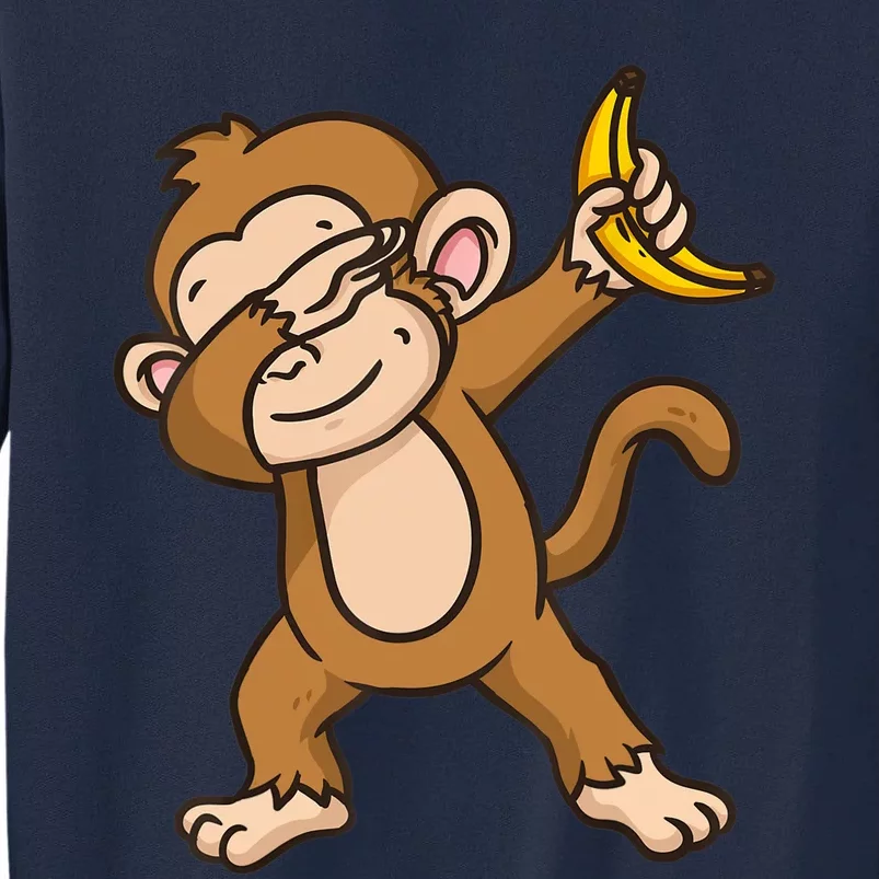 Monkey Dabbing Funny Tall Sweatshirt