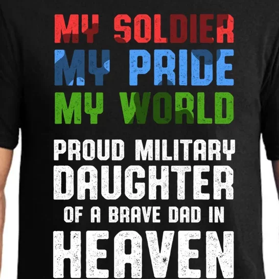 Military Daughter Freedom Memorial Day Gift Pajama Set