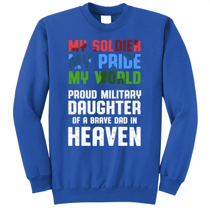 Military Daughter Freedom Memorial Day Gift Sweatshirt