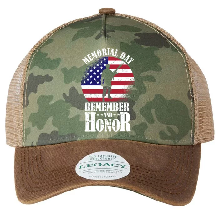 Memorial Day Funny Gift Honor And Remember The Fallen Cool Gift Legacy Tie Dye Trucker Hat