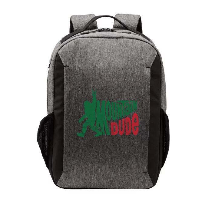 Mountain Dude Funny Bigfoot Vector Backpack