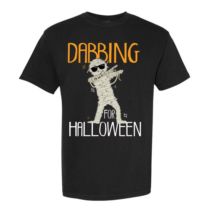 Mummy Dabbing For Halloween Garment-Dyed Heavyweight T-Shirt