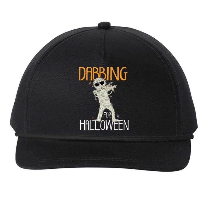 Mummy Dabbing For Halloween Snapback Five-Panel Rope Hat