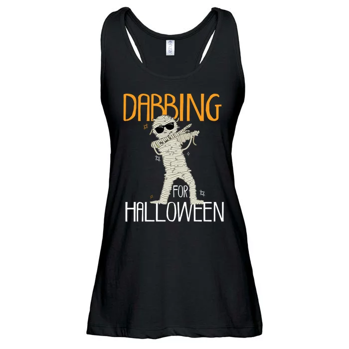 Mummy Dabbing For Halloween Ladies Essential Flowy Tank