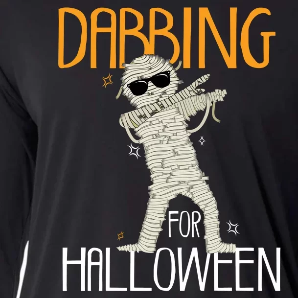 Mummy Dabbing For Halloween Cooling Performance Long Sleeve Crew