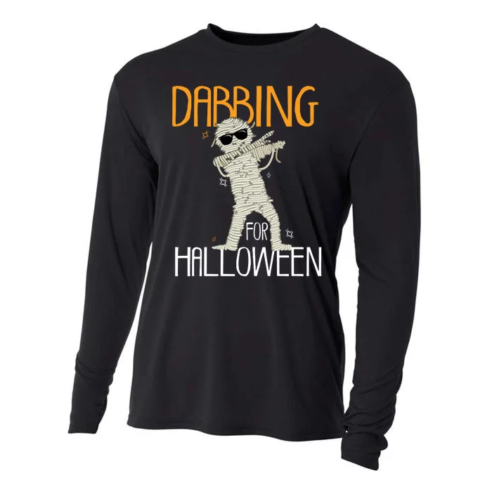 Mummy Dabbing For Halloween Cooling Performance Long Sleeve Crew