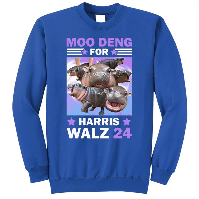 Moo Deng For Harris Walz 2024 Sweatshirt