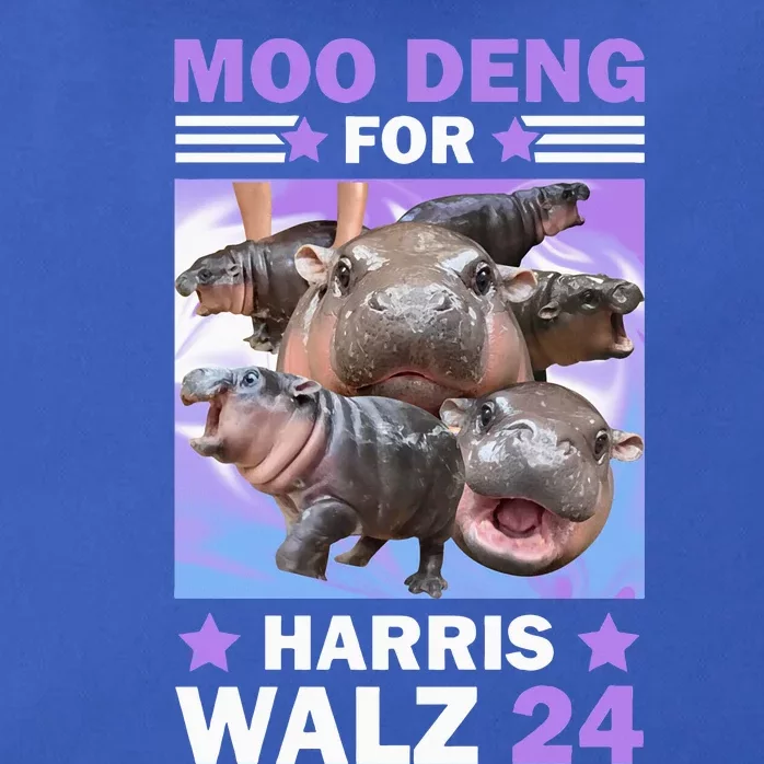 Moo Deng For Harris Walz 2024 Zip Tote Bag