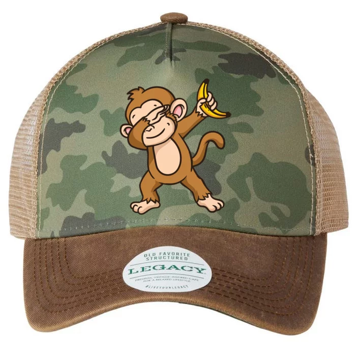 Monkey Dabbing Funny Legacy Tie Dye Trucker Hat