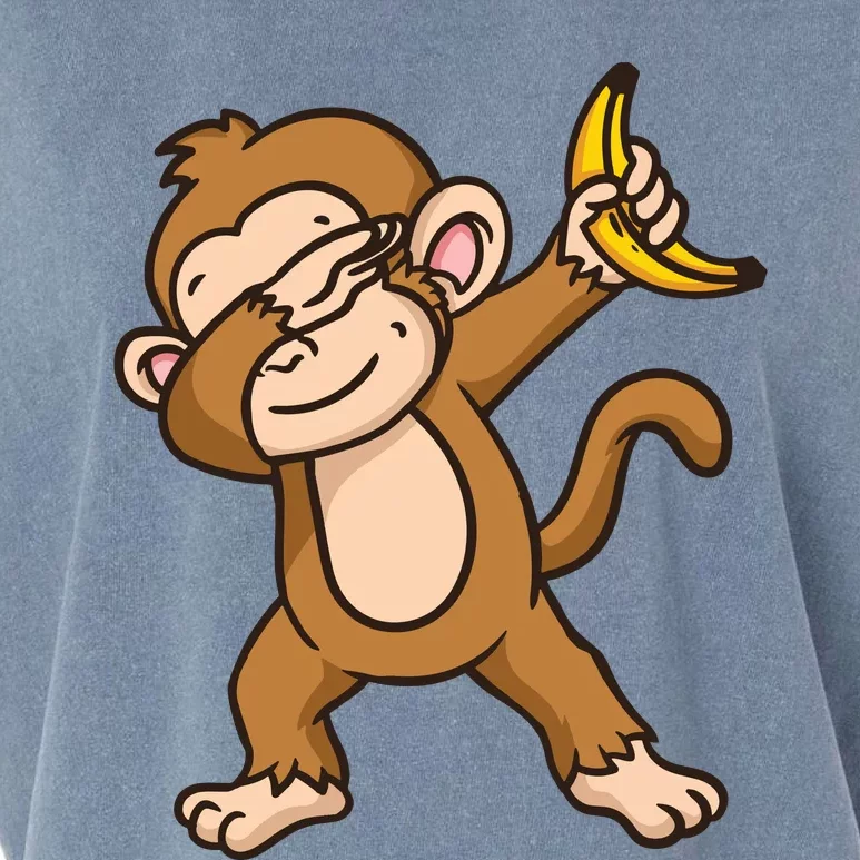 Monkey Dabbing Funny Garment-Dyed Women's Muscle Tee