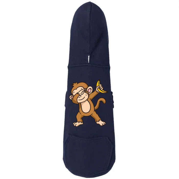 Monkey Dabbing Funny Doggie 3-End Fleece Hoodie