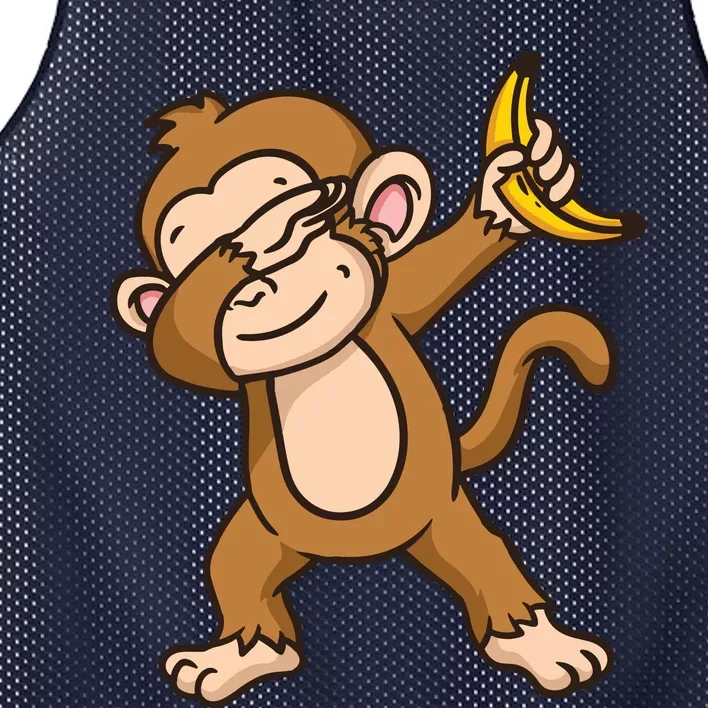 Monkey Dabbing Funny Mesh Reversible Basketball Jersey Tank