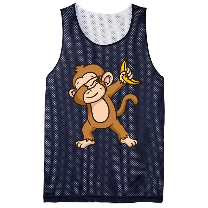 Monkey Dabbing Funny Mesh Reversible Basketball Jersey Tank