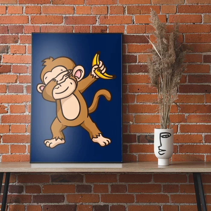 Monkey Dabbing Funny Poster