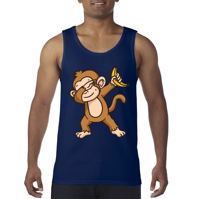 Monkey Dabbing Funny Tank Top