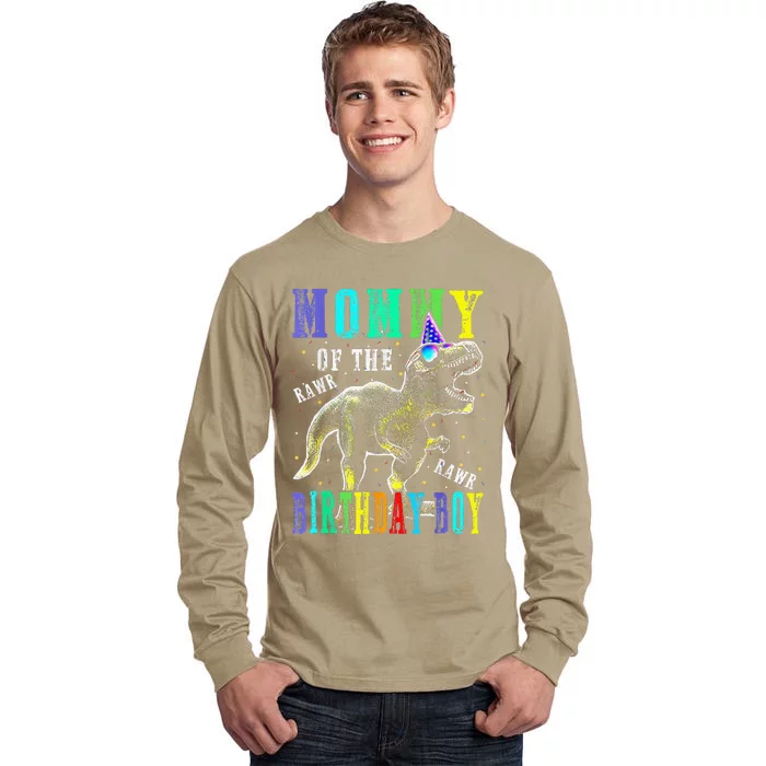 Mommy Dinosaur Funny Cute Birthday Family Apparel Tall Long Sleeve T-Shirt