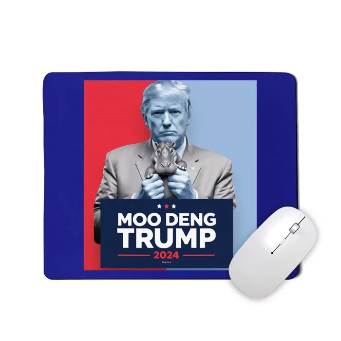 Moo Deng For Trump 2024 Mousepad