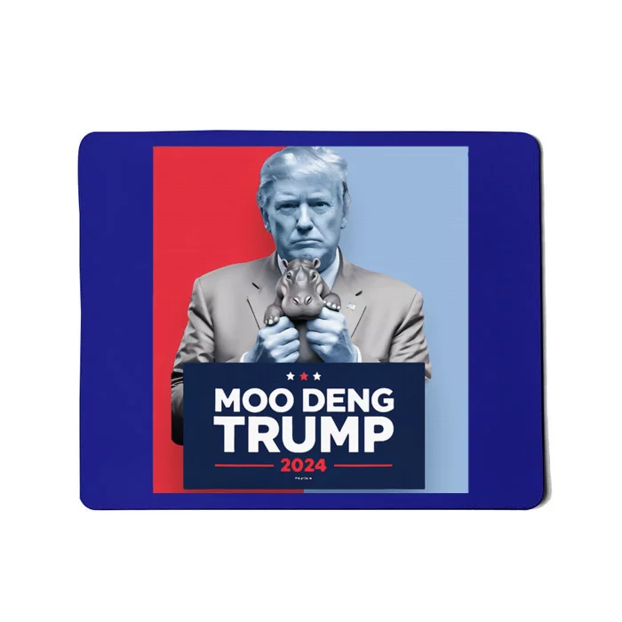 Moo Deng For Trump 2024 Mousepad