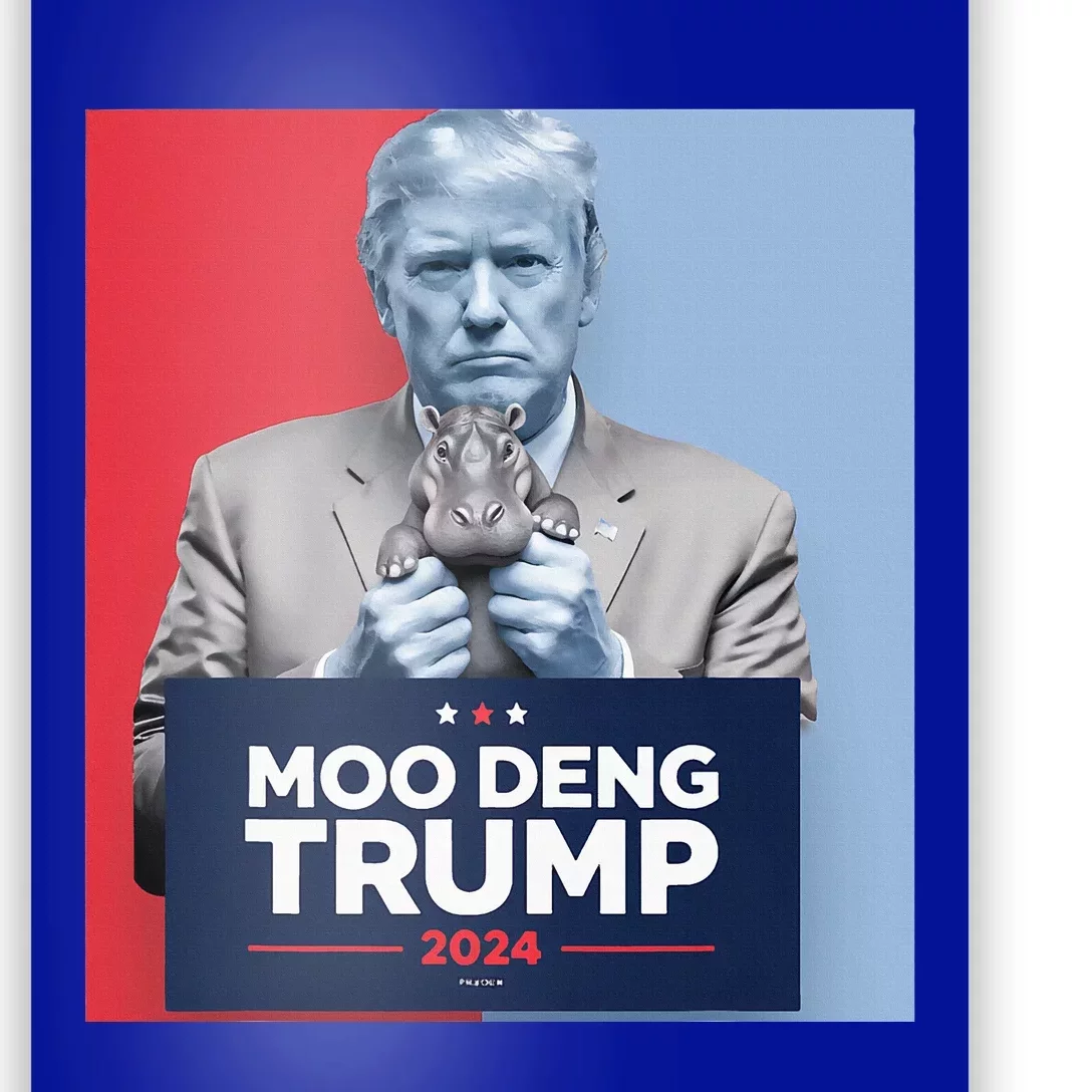 Moo Deng For Trump 2024 Poster