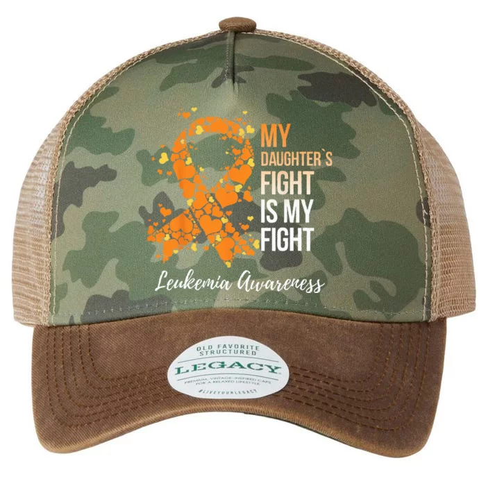 My Daughter’s Fight Is My Fight Leukemia Awareness Legacy Tie Dye Trucker Hat