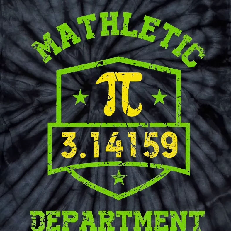 Mathletic Department Funny Math Teacher Pi Day Tie-Dye T-Shirt