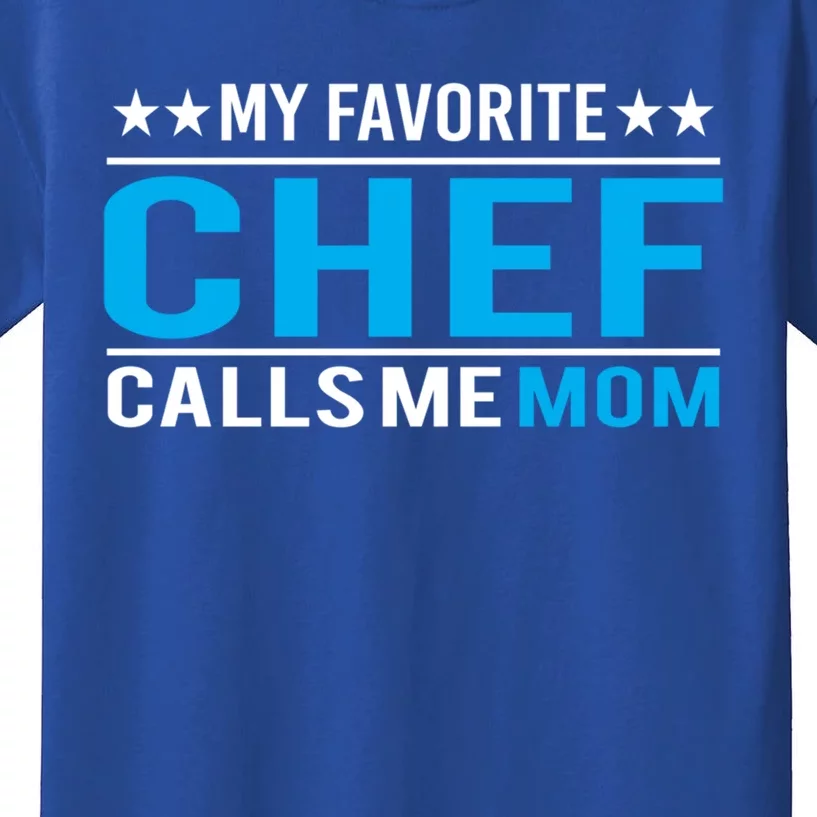 Mother's Day Funny Gift Funny Gift Funny Chef Mom Cute Gift Kids T-Shirt