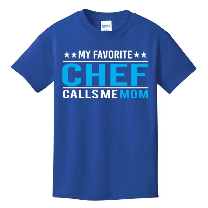 Mother's Day Funny Gift Funny Gift Funny Chef Mom Cute Gift Kids T-Shirt