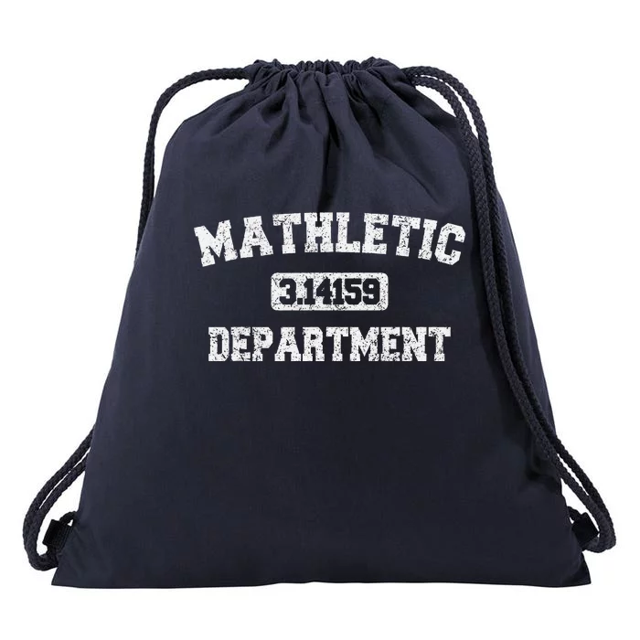 Mathletic Department Funny Math Teacher Gifts Drawstring Bag