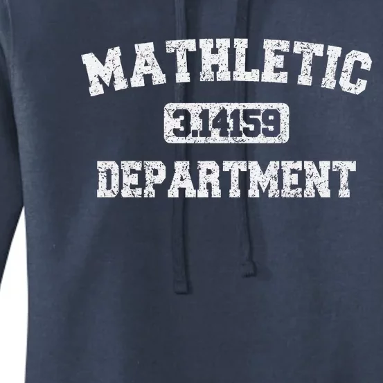 Mathletic Department Funny Math Teacher Gifts Women's Pullover Hoodie