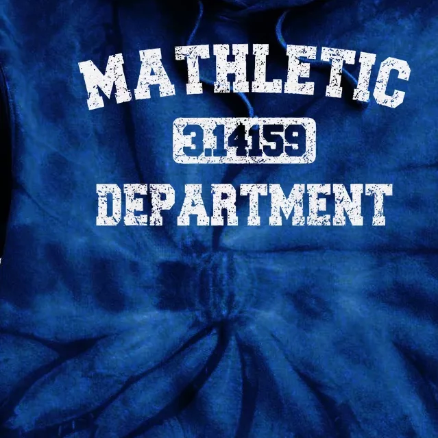 Mathletic Department Funny Math Teacher Gifts Tie Dye Hoodie