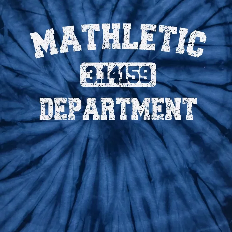 Mathletic Department Funny Math Teacher Gifts Tie-Dye T-Shirt