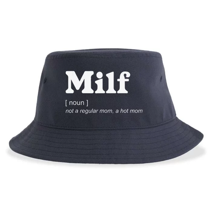 Milf Definition Fit Hot Mom Milf For MotherS Day Funny Sustainable Bucket Hat