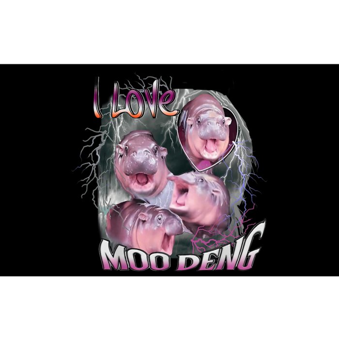 Moo Dang Funny Dwarf Baby Hippo In The Zoo Bumper Sticker