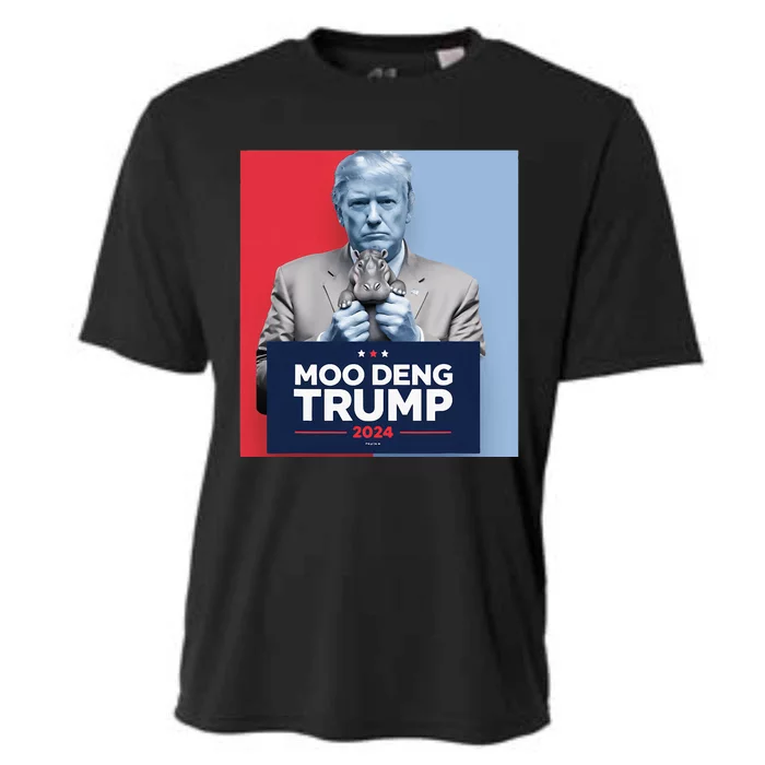 Moo Deng For Trump 2024 Cooling Performance Crew T-Shirt