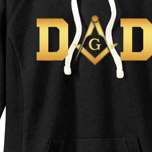 Masonic Dad Fathers Day Gift Freemason Women's Fleece Hoodie