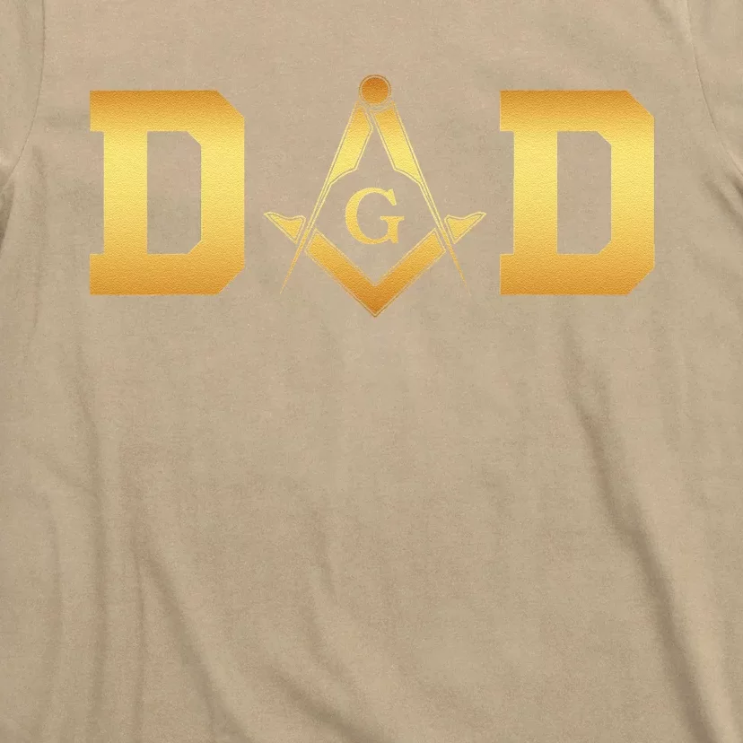 Masonic Dad Fathers Day Gift Freemason T-Shirt