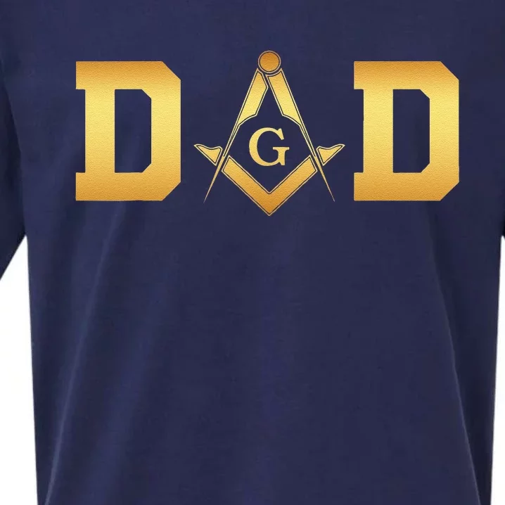 Masonic Dad Fathers Day Gift Freemason Sueded Cloud Jersey T-Shirt