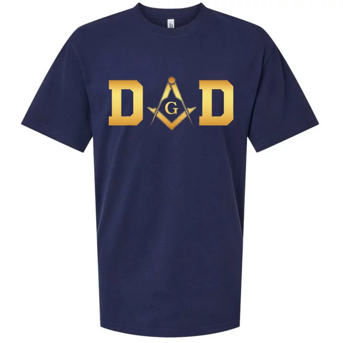 Masonic Dad Fathers Day Gift Freemason Sueded Cloud Jersey T-Shirt