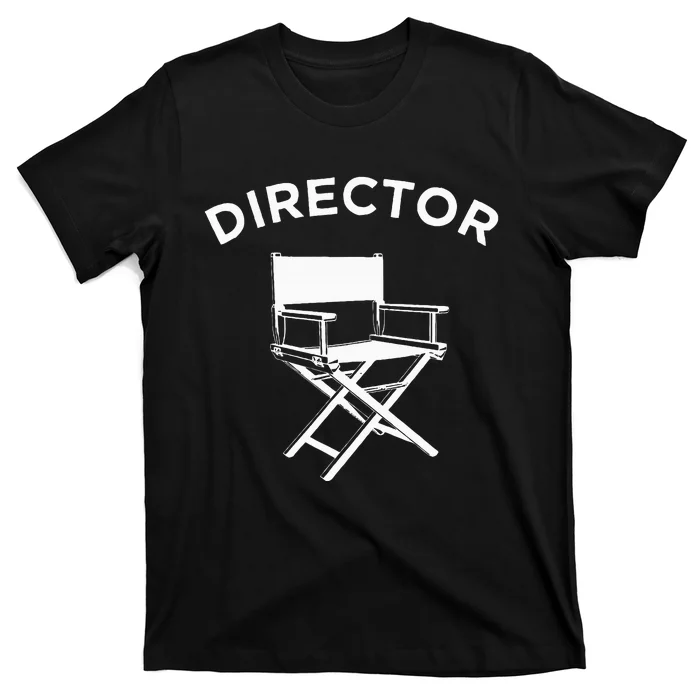 Movie Director  Filmmaker Director Chair T-Shirt