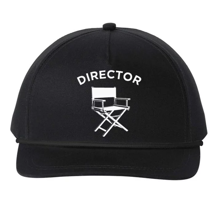 Movie Director  Filmmaker Director Chair Snapback Five-Panel Rope Hat