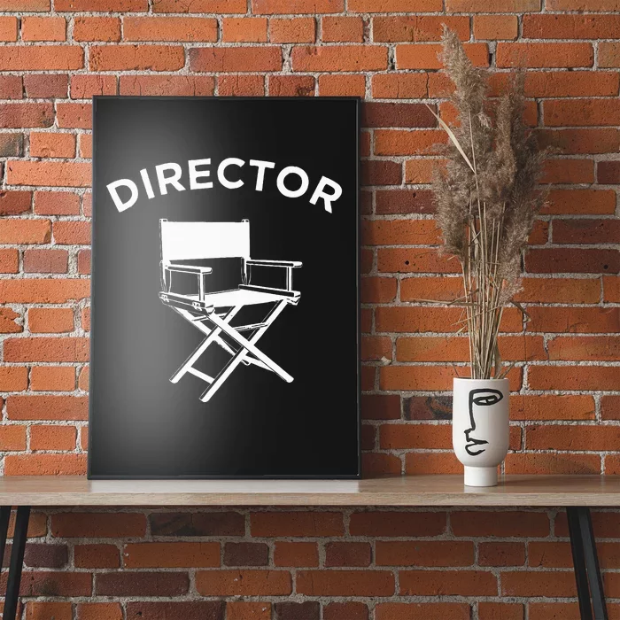 Movie Director  Filmmaker Director Chair Poster