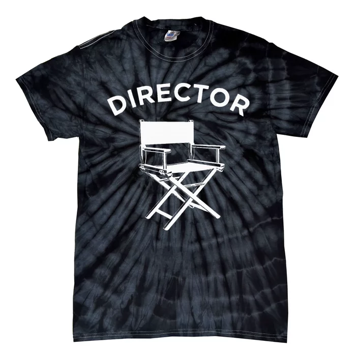 Movie Director  Filmmaker Director Chair Tie-Dye T-Shirt