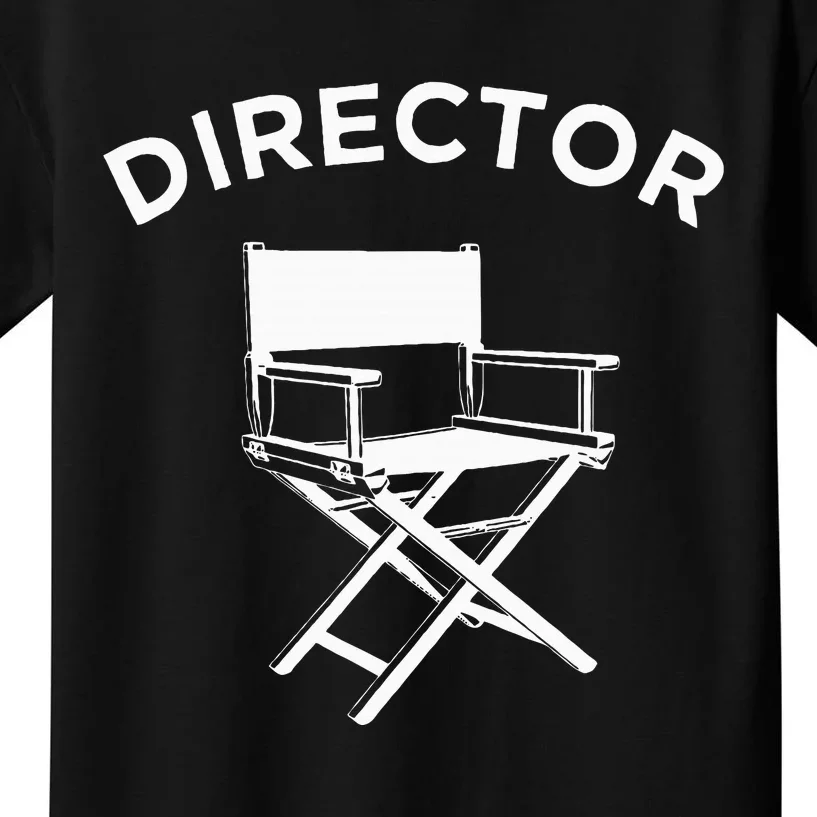 Movie Director  Filmmaker Director Chair Kids T-Shirt