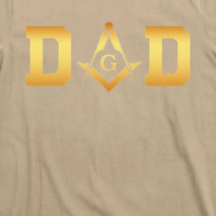 Masonic Dad Fathers Day Gift Freemason T-Shirt