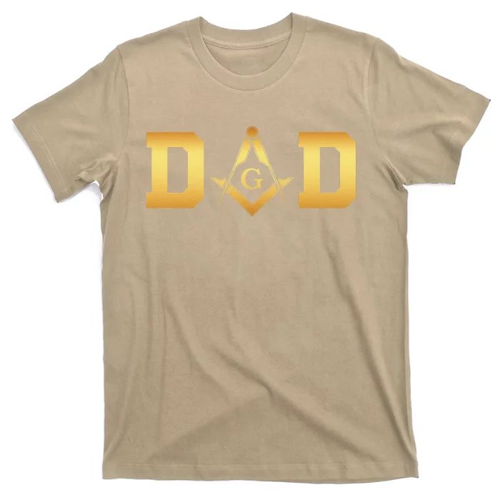 Masonic Dad Fathers Day Gift Freemason T-Shirt