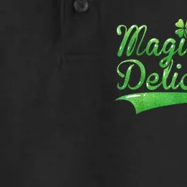 Magically Delicious Funny Irish St Patrick's Day Wo Dry Zone Grid Performance Polo